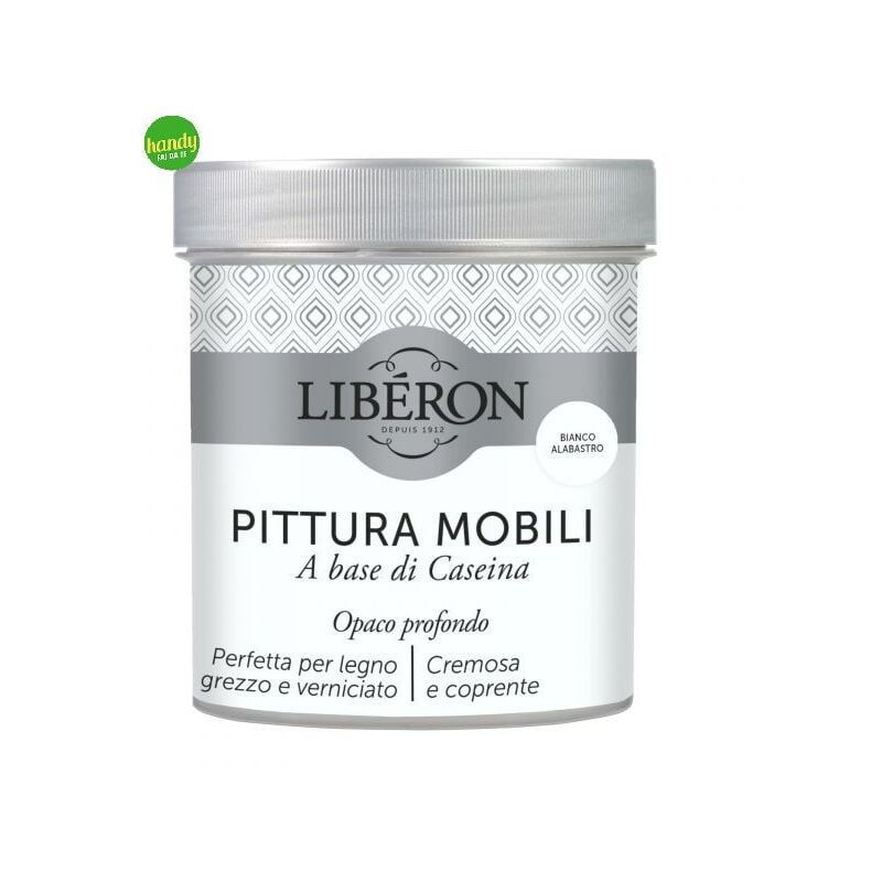foto del prodotto pittura mobili liberon 500ml bianco alabastro
