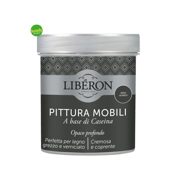 foto del prodotto pittura mobili liberon 500ml nero quarzo