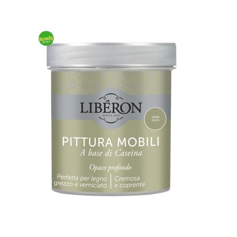 foto del prodotto pittura mobili liberon 500ml verde oliva
