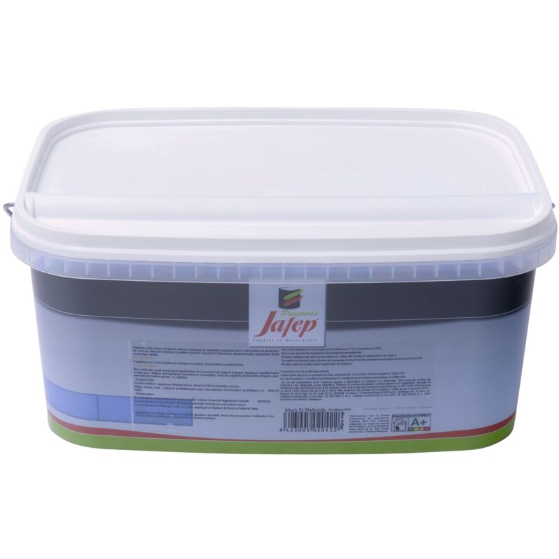 foto del prodotto pittura murale e soffitto acrilico blu indaco 2,5l jafep