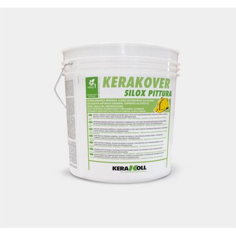 foto del prodotto pittura organica minerale kerakover silox pittura 4l