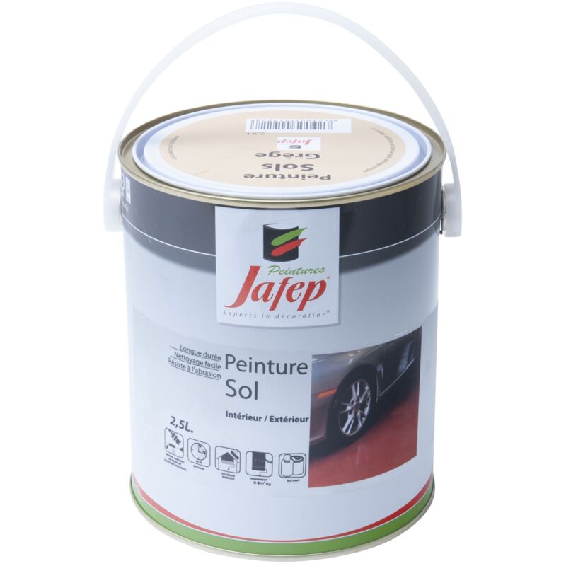 foto del prodotto pittura per pavimenti grigio jafep 2,5 l