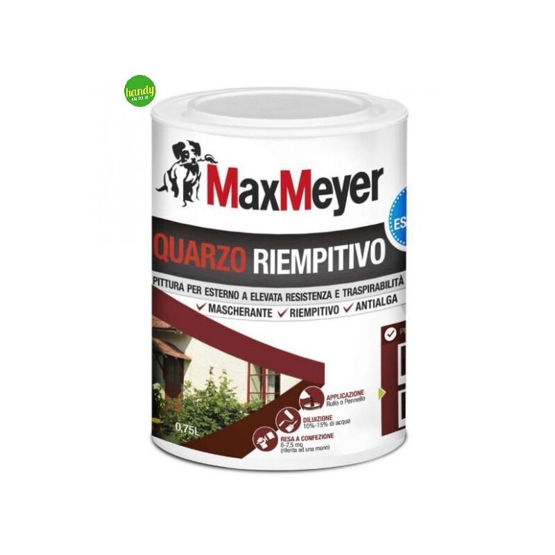 foto del prodotto pittura quarzo riempitivo maxmeyer 0,75l bianco