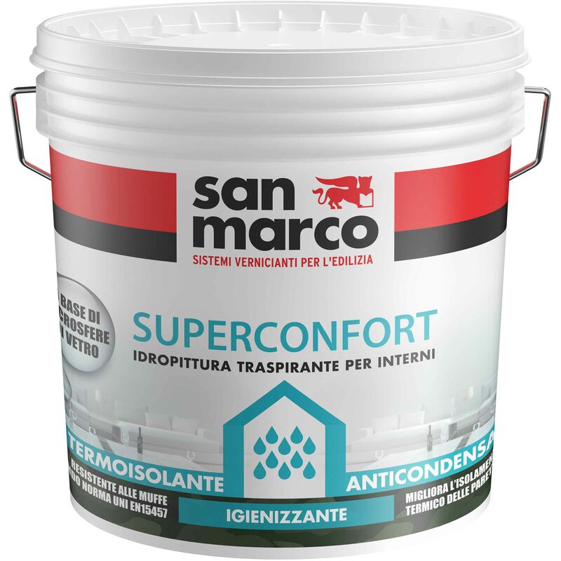 foto del prodotto pittura superconfort anticondensa termoisolante bianca lt 4