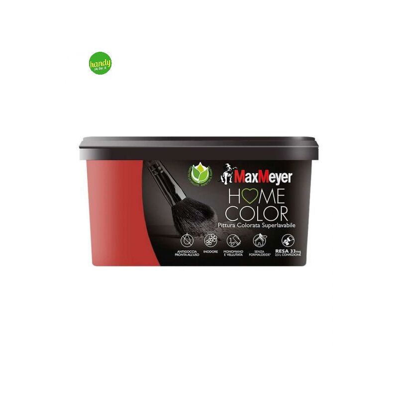 foto del prodotto pittura superlavabile maxmeyer home color scarlet lt.2,50