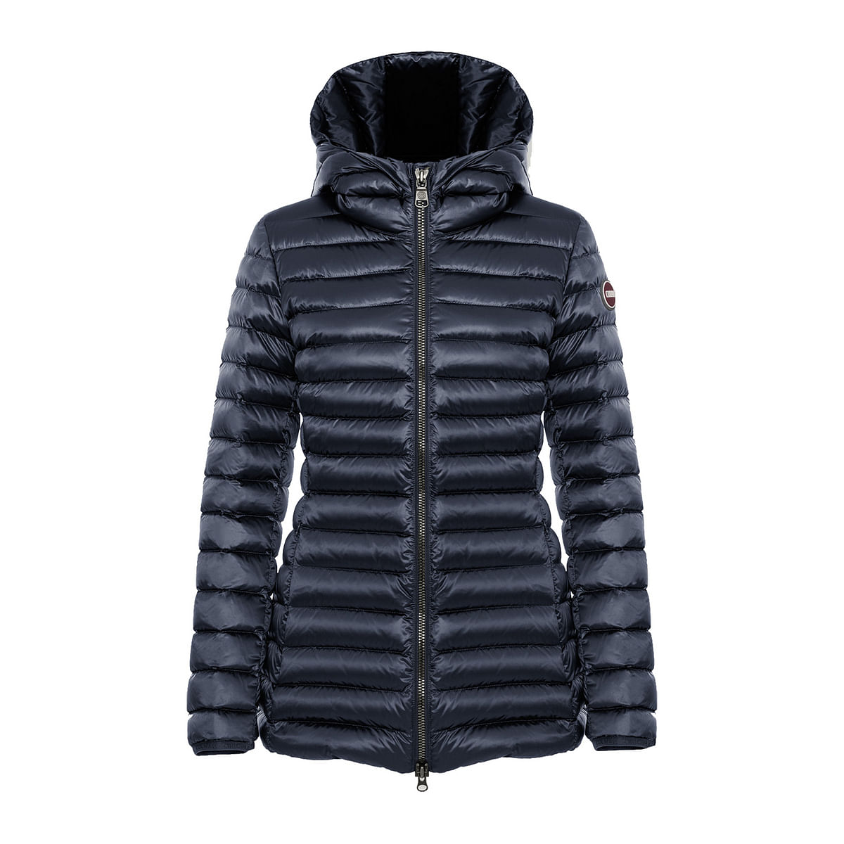 foto del prodotto piumino 3 4 con cappuccio recycled donna