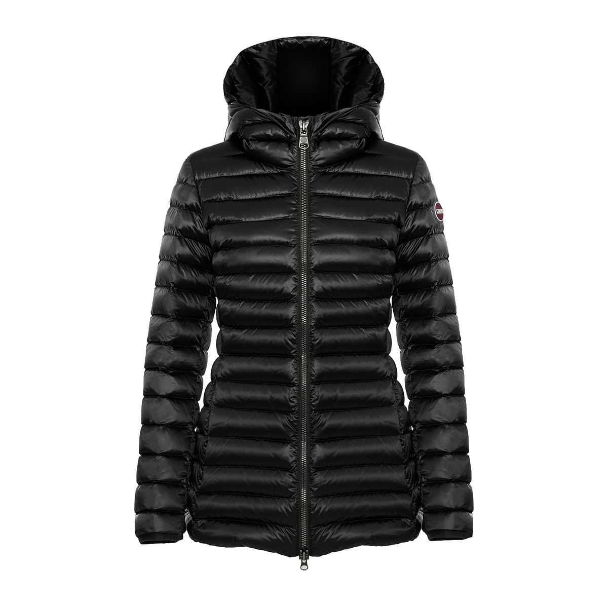 foto del prodotto piumino 3 4 con cappuccio recycled donna