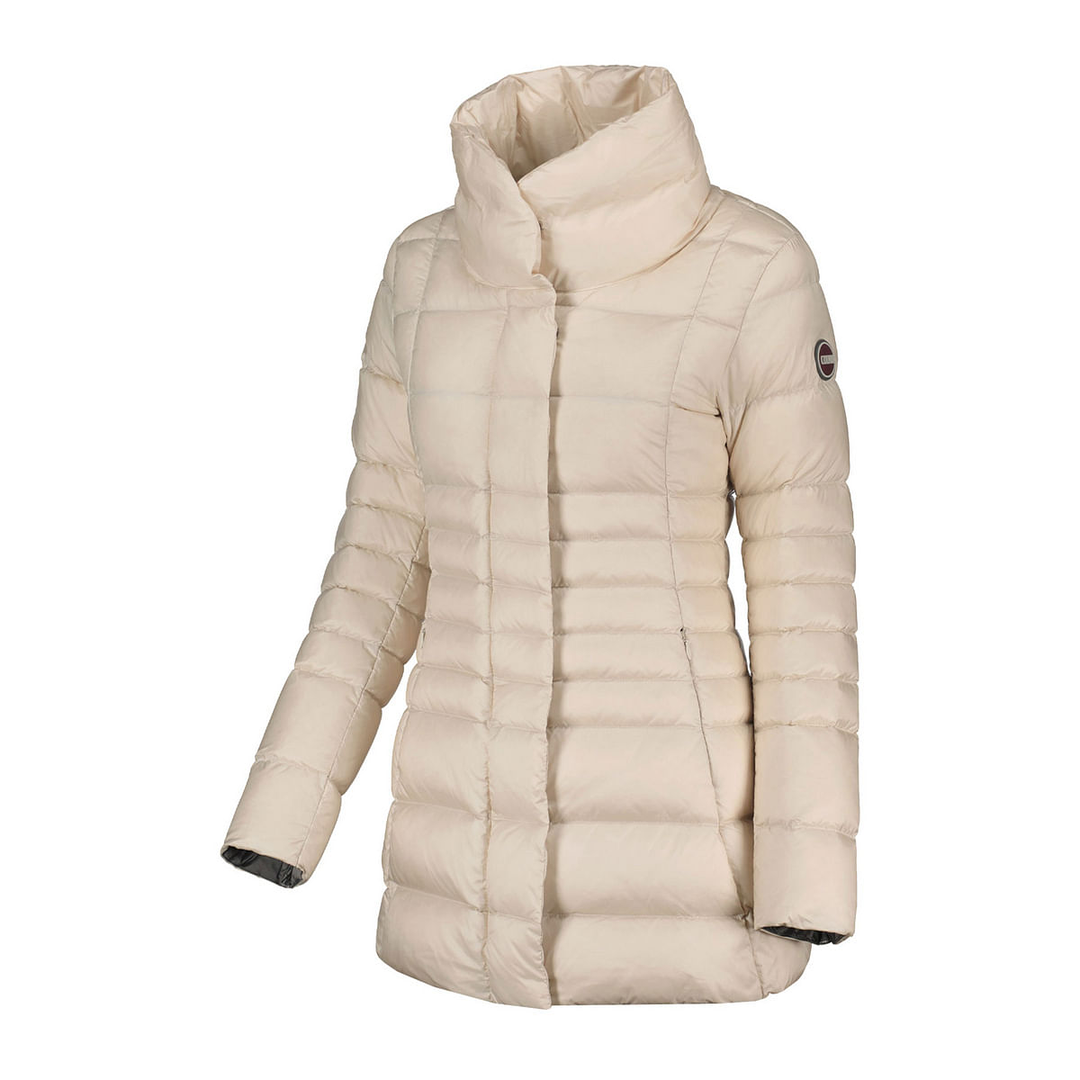 foto del prodotto piumino asimmetrico recycled donna