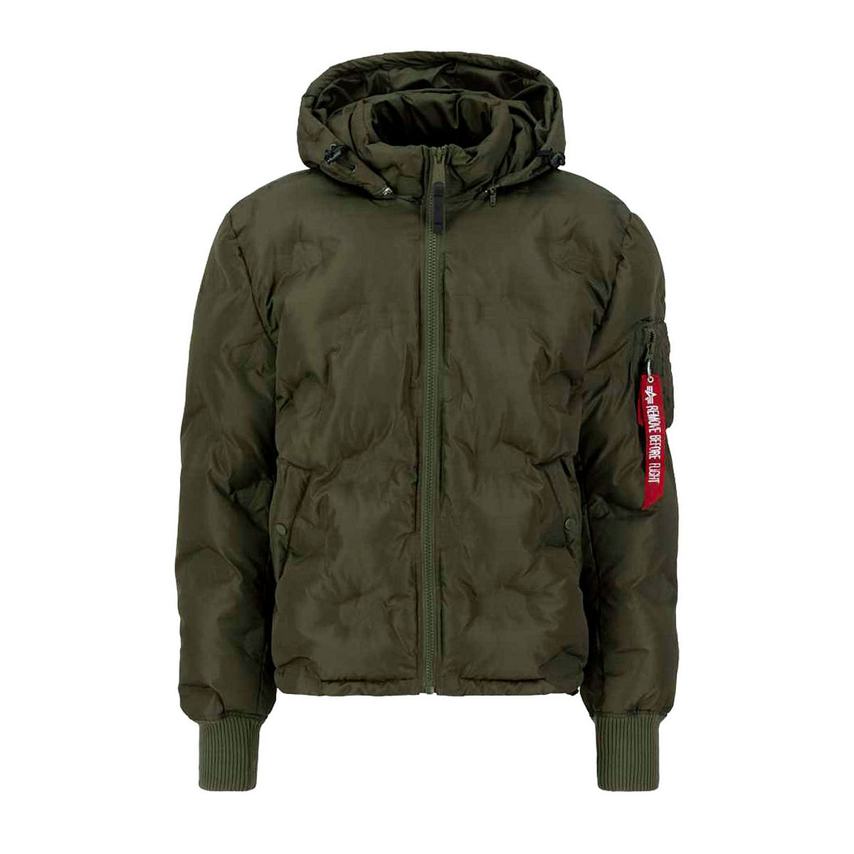 foto del prodotto piumino c capp puffer logo