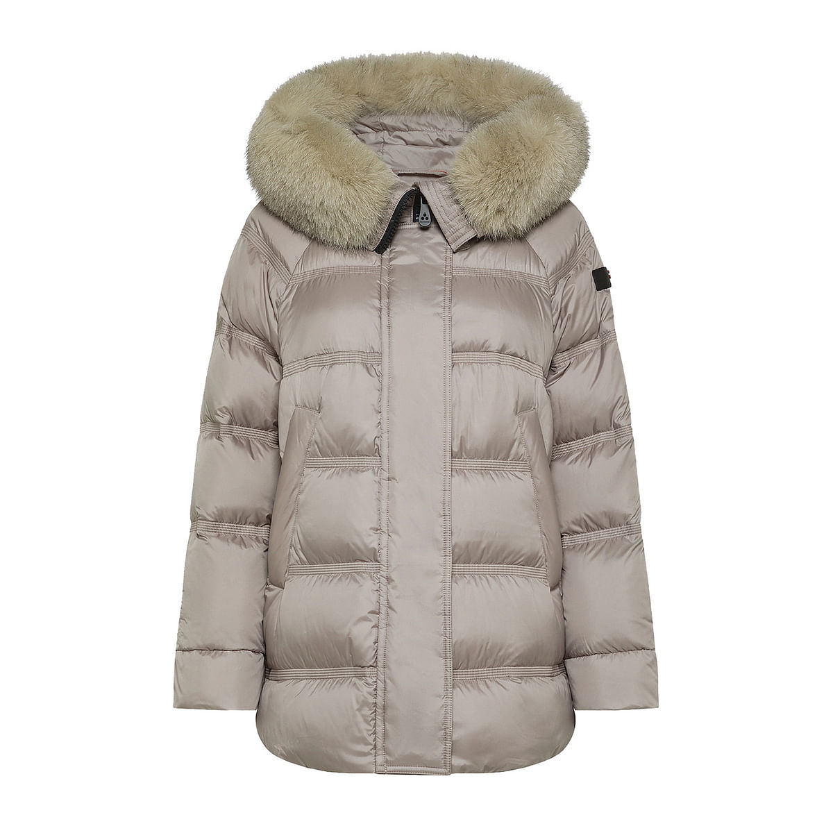 foto del prodotto piumino con cappuccio fur takan donna