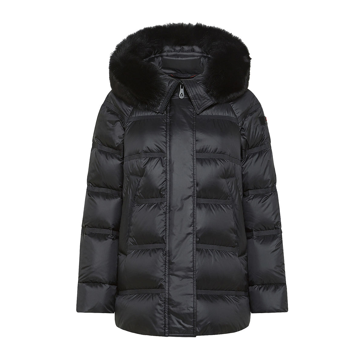 foto del prodotto piumino con cappuccio fur takan donna