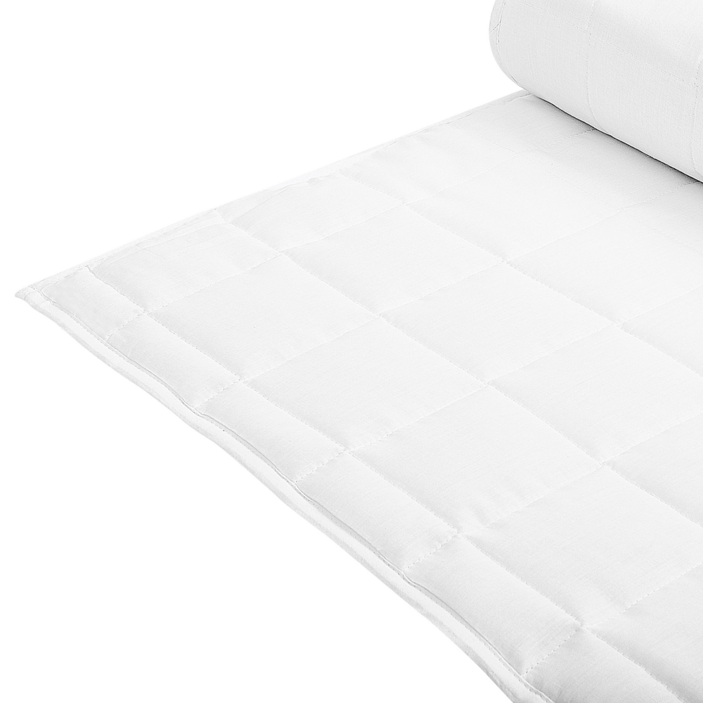 foto del prodotto piumino in misto poliestere bianco misura unica 220 x 240 cm imbottitura leggera trapuntata