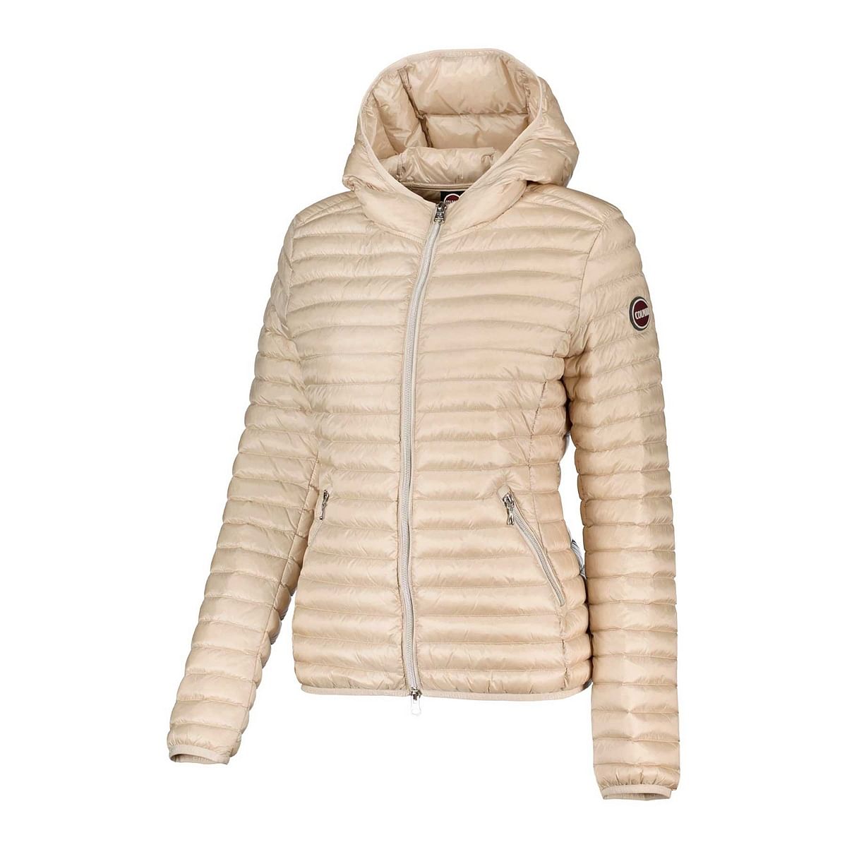 foto del prodotto piumino leggero con cappuccio recycled donna