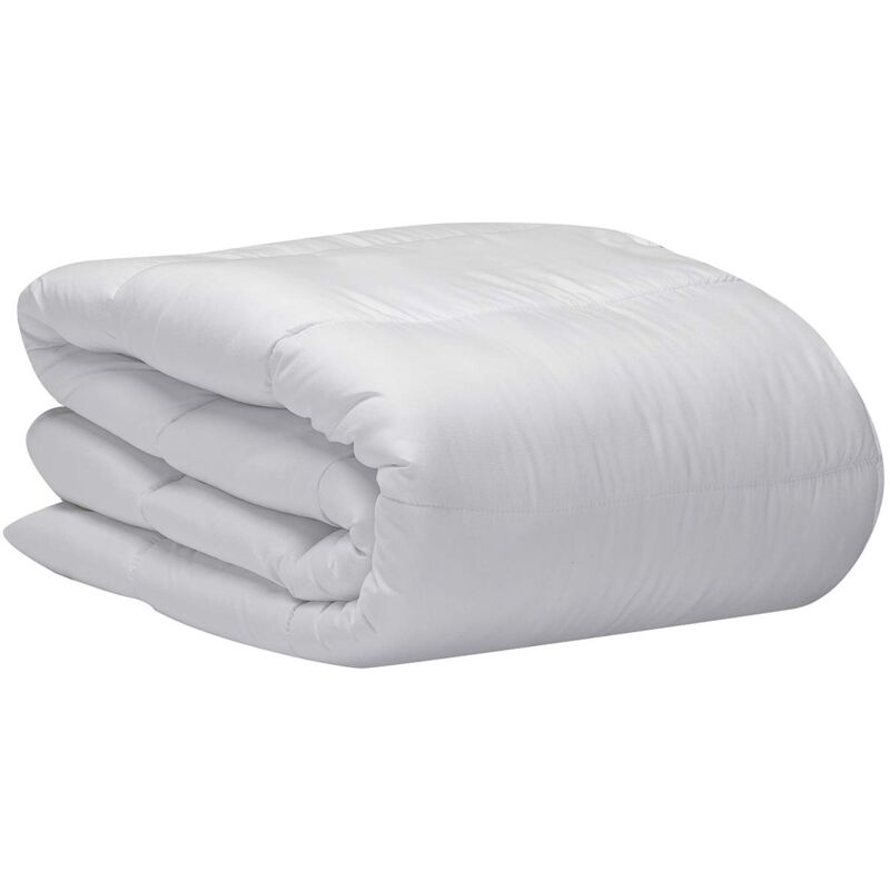 foto del prodotto piumino nordico in fibra aloe vera autunno inverno 300gr, dermoprotettivo e traspirante, per pelle sensibile, imbottitura per letto 100 155 x 200 cm