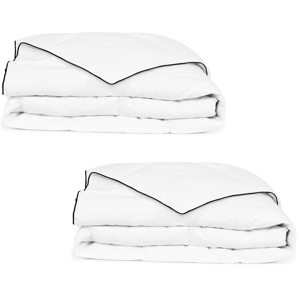 foto del prodotto piumone invernale 2 pz piuma anatra 155x200 cm cod mxl 77827
