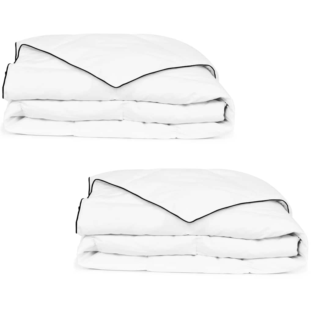 foto del prodotto piumone invernale piuma anatra 2 pz 135x200 cmcod mxl 117358