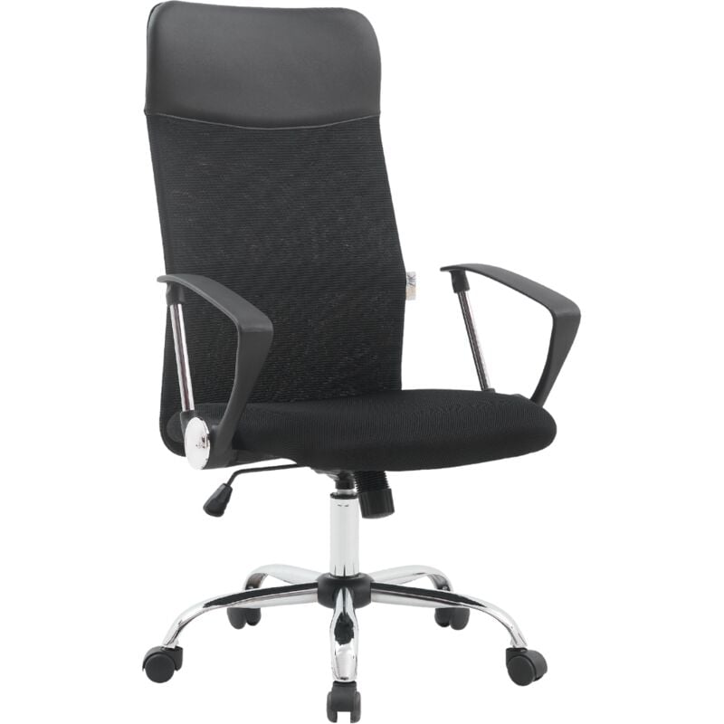 foto del prodotto piushopping zik sedia ufficio girevole da scrivania, regolabile con braccioli, ergonomica direzionale in tessuto