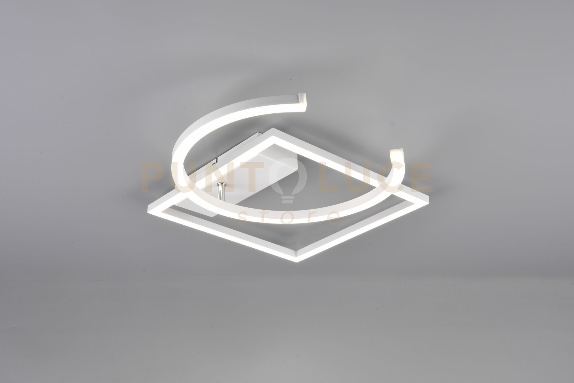 foto del prodotto pivot plafoniera led 23,5w 3000lm, 4000k bianca con snodo dimmerabile con interruttore l. 54,5cm