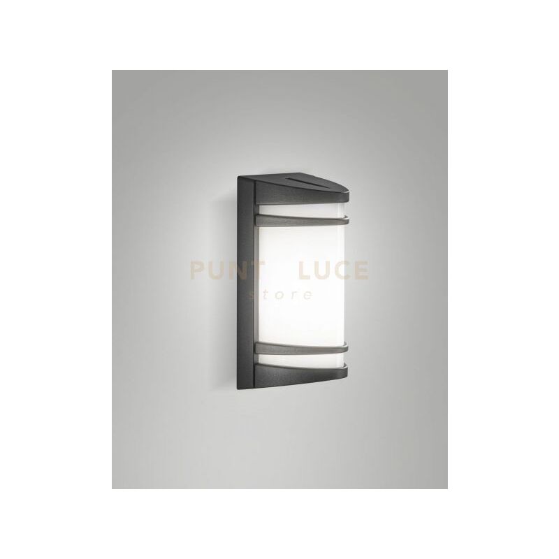 foto del prodotto pix applique grigio scuro da esterno 1 luce attacco e27 ip54