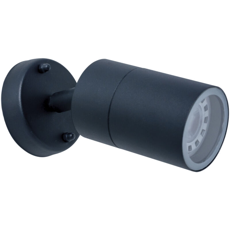 foto del prodotto pixa simple alique de uso interior y exterior para bombilla gu10 en color negro