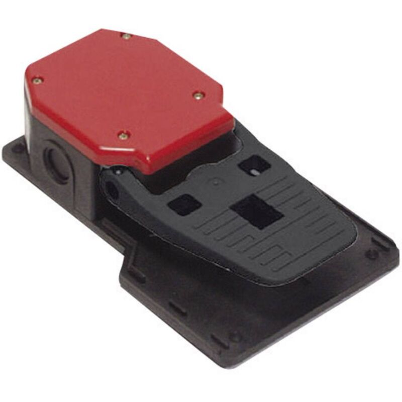 foto del prodotto pizzato elettrica pa 20301 m2 interruttore a pedale 250 v ac 6 a 1 pedale 1 na, 1 nc ip65 1 pz.
