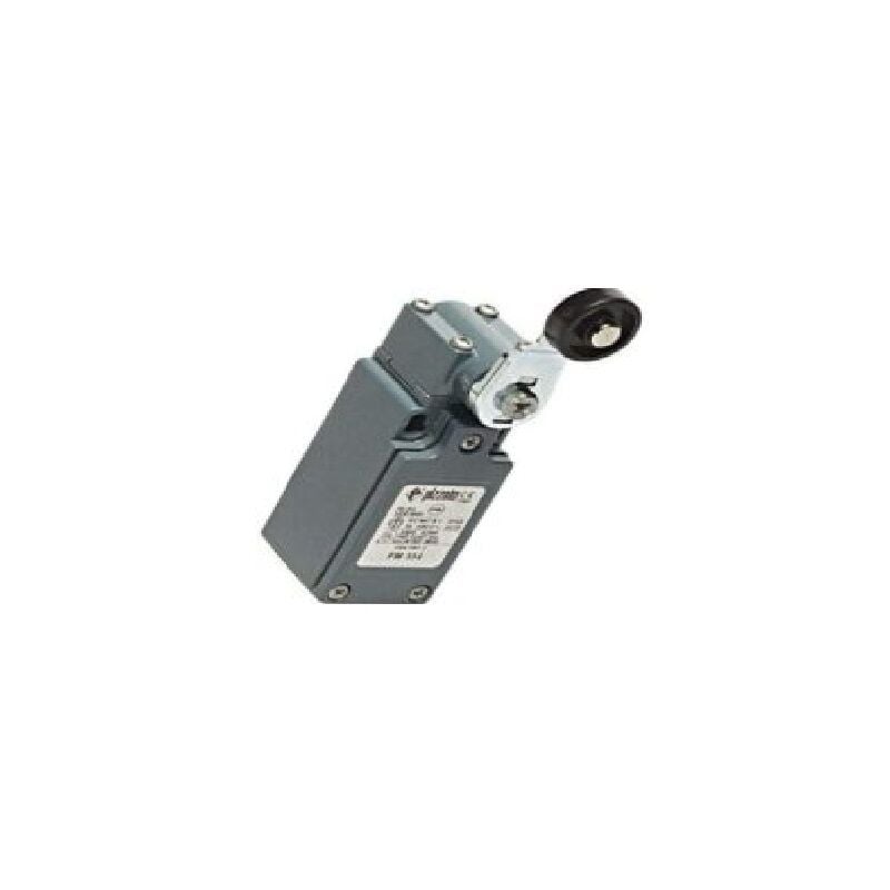 foto del prodotto pizzato finecorsa leva r 40mm, rullo di plastica 20mm no nc 10apizfm 554