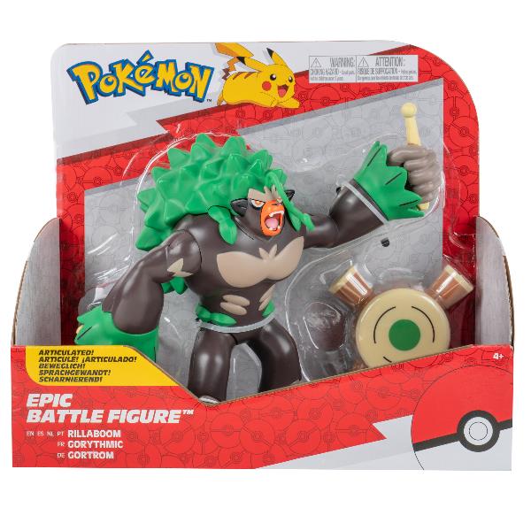 foto del prodotto pkmn gigante articolato rillaboom