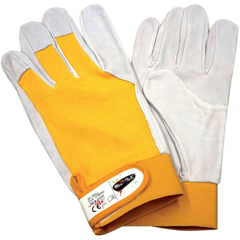 foto del prodotto pl guanti palmo fiore dorso maglia tg.10