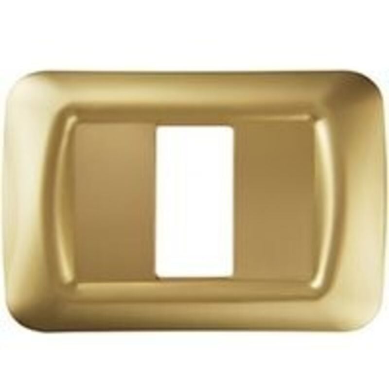 foto del prodotto placca 1 posti oro antico top system gewiss cod. gw22661