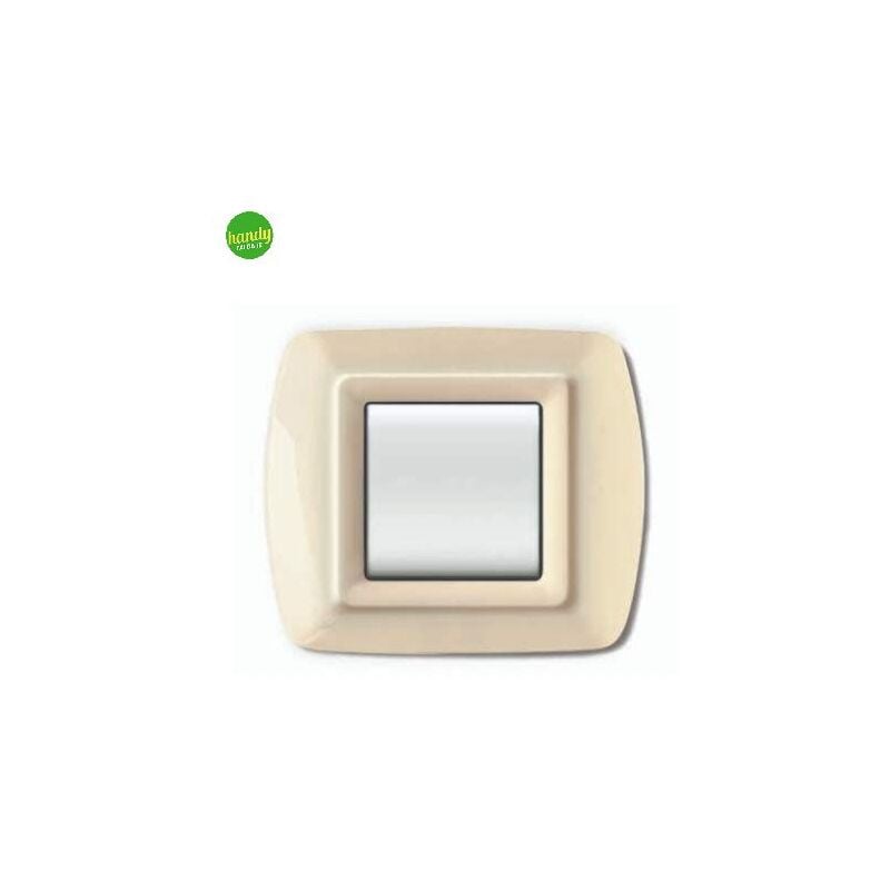 foto del prodotto placca 2 moduli elettrocanali mylife avorio