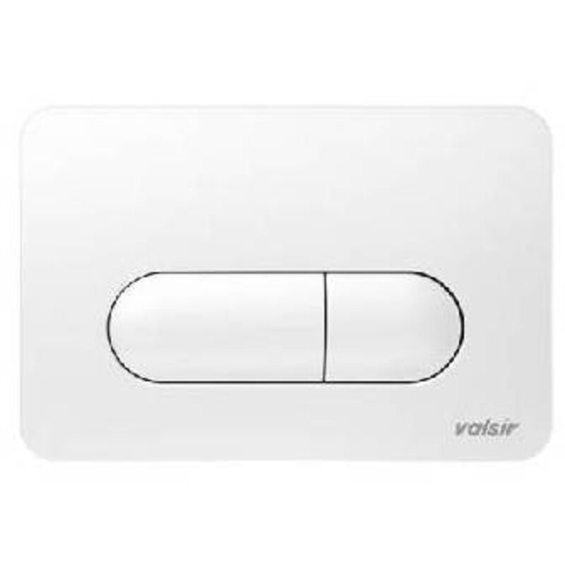 foto del prodotto placca 2 pulsanti per cassette pneu evolut e tropea 3 bianca