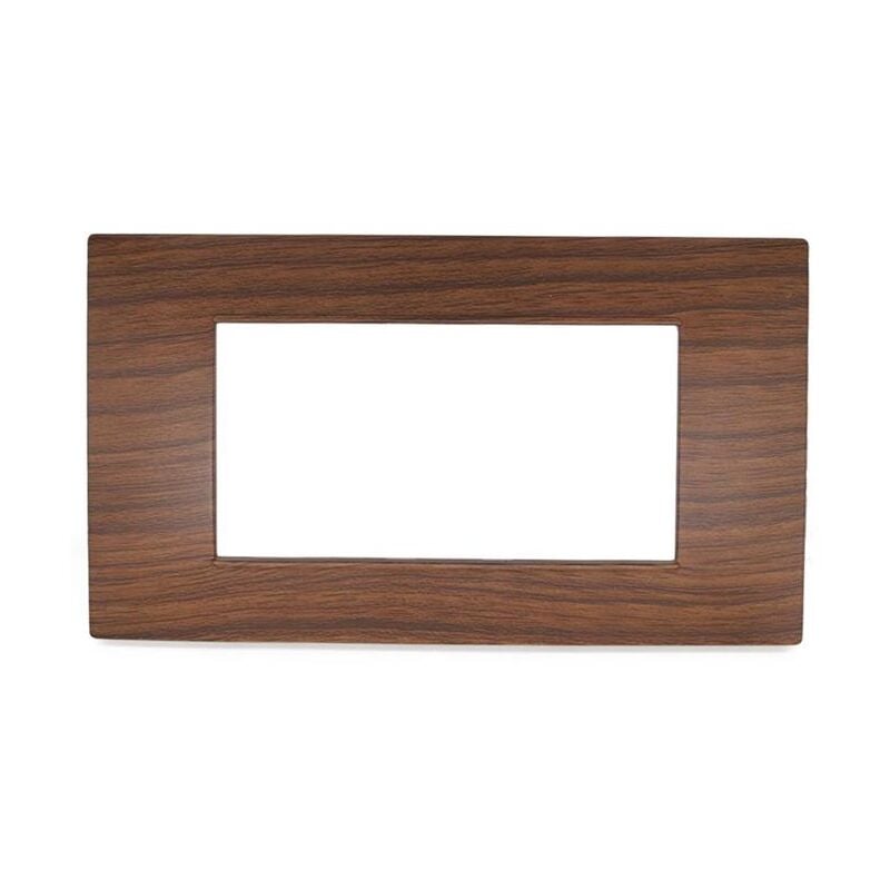 foto del prodotto placca 2m 3m 4m 7m posti compatibile vimar plana vari colori radica,4 posti