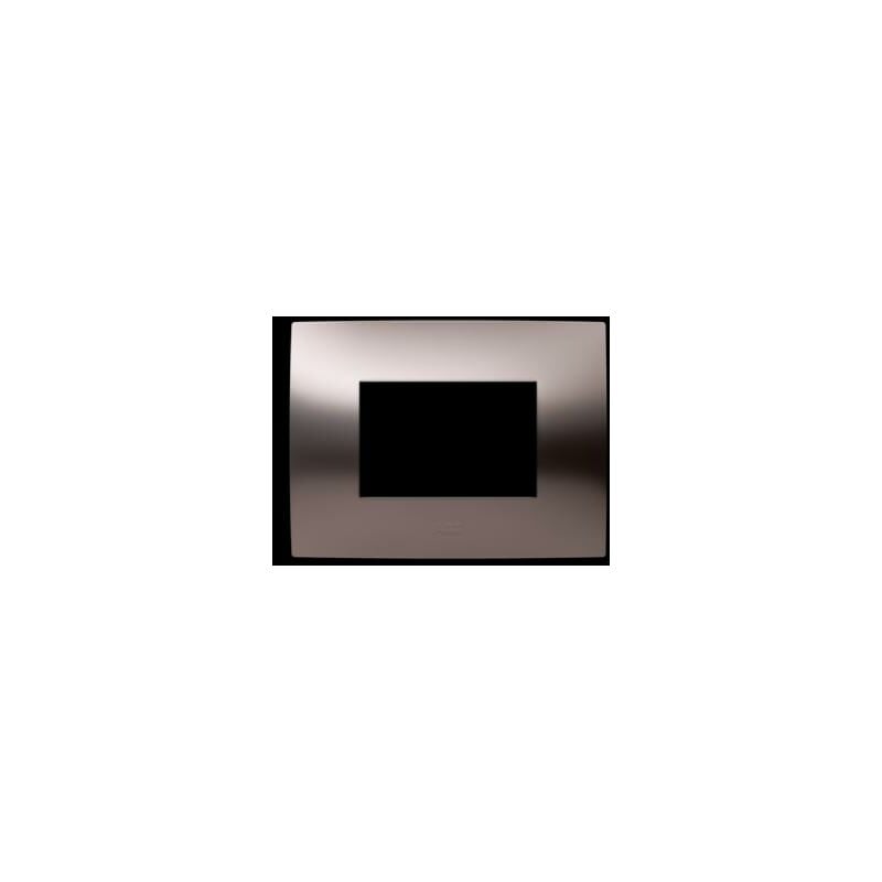 foto del prodotto placca 3 moduli bronzo satinato abb chiara 2csk0352ch