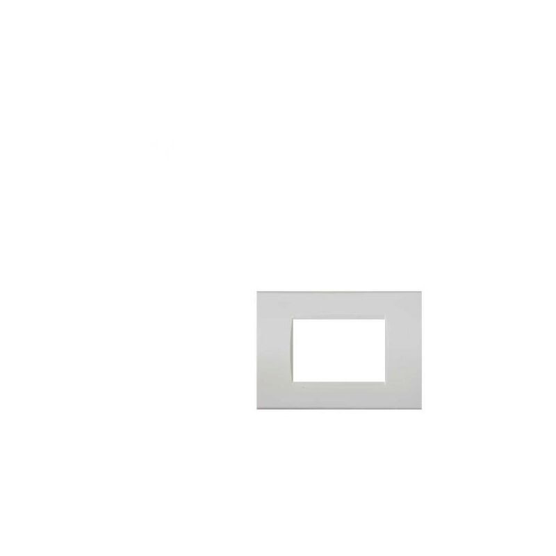 foto del prodotto placca 3 posti bianca living light lna4803 ln4703 compatibile