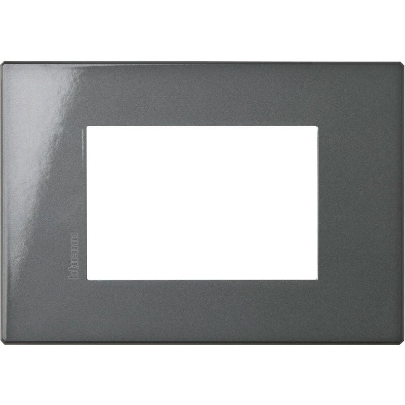 foto del prodotto placca 3 posti bticino axolute air antracite hw4803hs