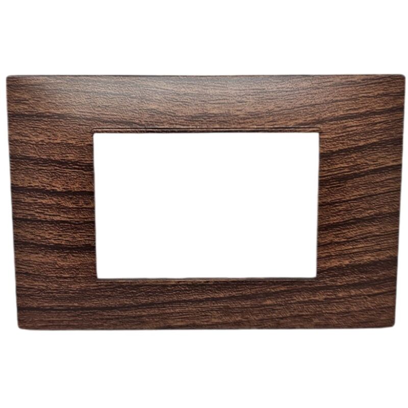 foto del prodotto placca 3 posti ciliegio vimar plana v6003 03 compatibile
