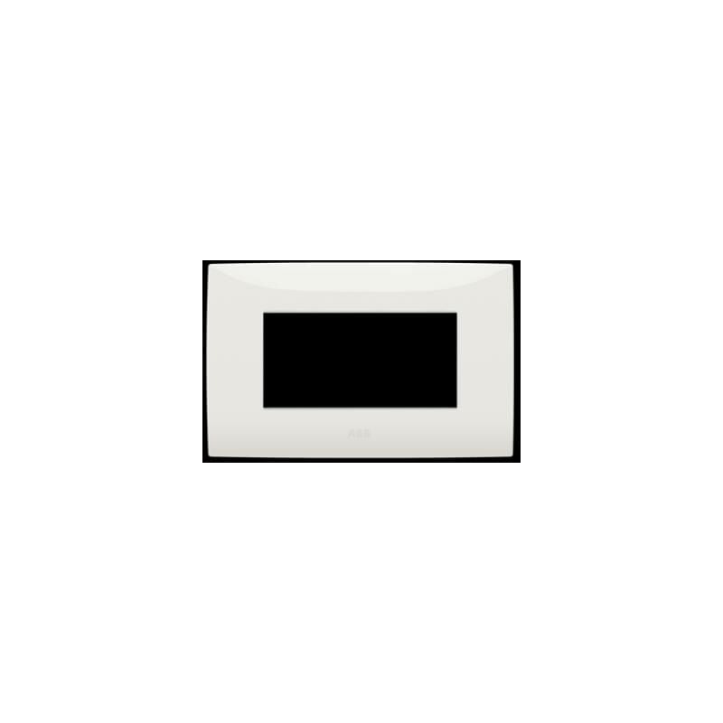 foto del prodotto placca 4 moduli colore bianco abb chiara 2csk0401ch