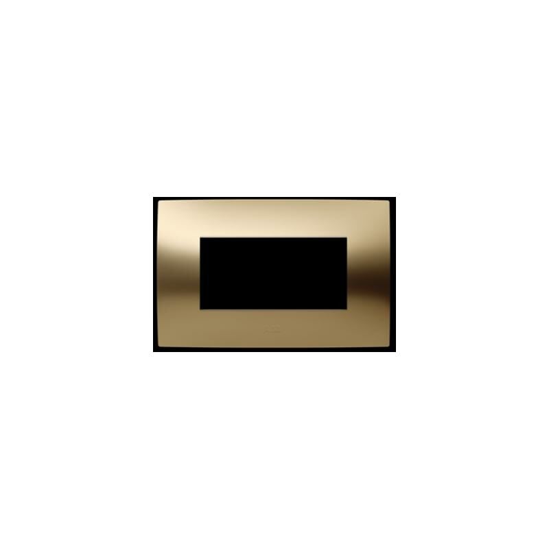 foto del prodotto placca 4 moduli oro satinato abb chiara 2csk0454ch