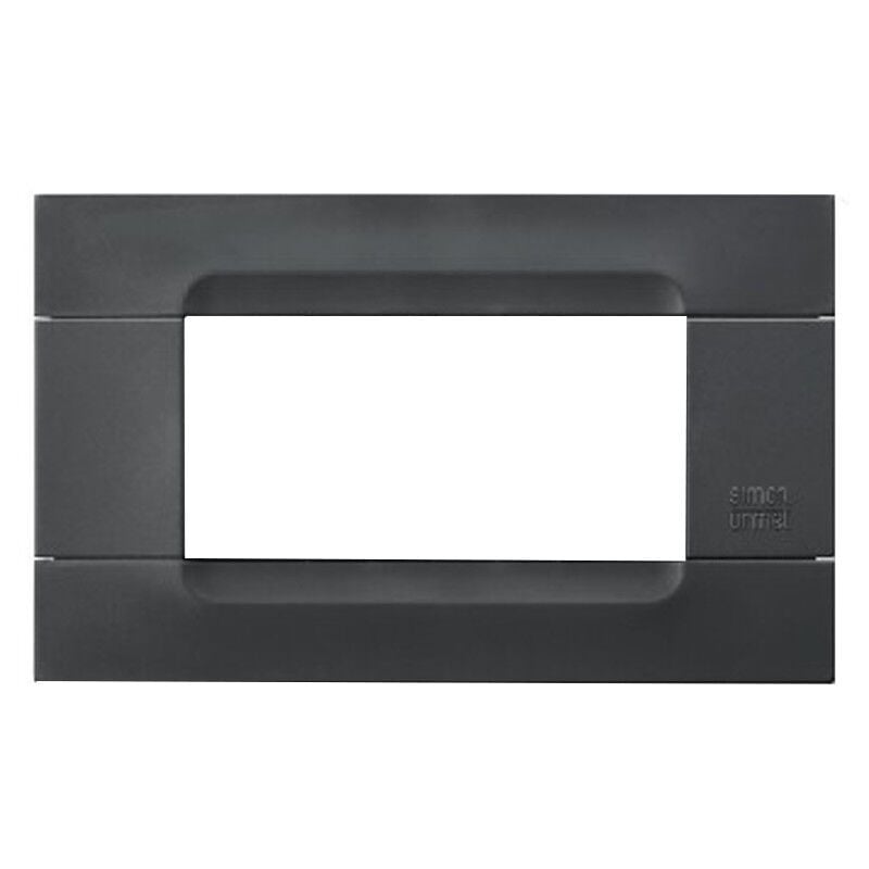 foto del prodotto placca 4 posti colore nero auckland 10804.04 - simon urmet