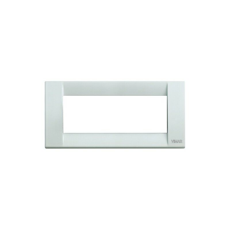 foto del prodotto placca 5 moduli in tecnopolimero bianco brillante serie idea 16745.01 vimar