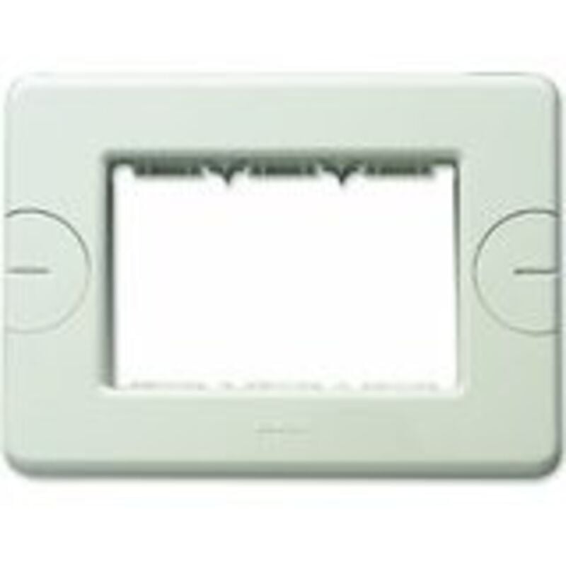 foto del prodotto placca 6 posti bianco compact gewiss cod. gw24005 