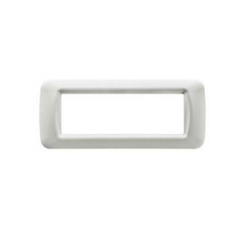 foto del prodotto placca 6 posti colore bianco nuvola top system gw22506 gewiss