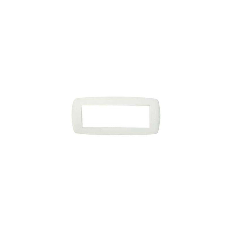 foto del prodotto placca 6 posti millennium bianca 6 posti mm.199x84h. 7846.t.b 