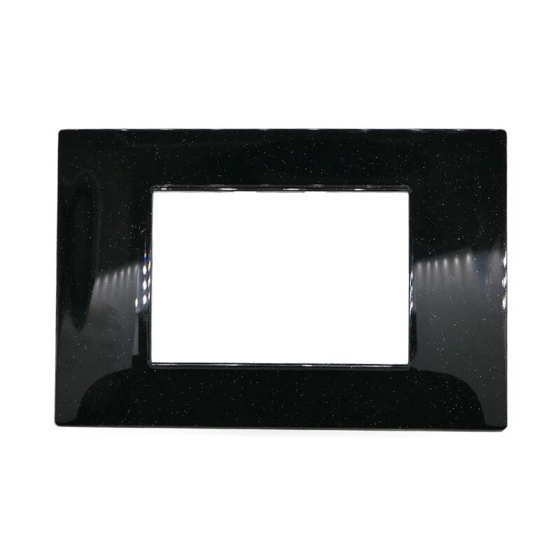 foto del prodotto placca 6003 19 3p nero glitter vmr pln t2 tecnopolimero