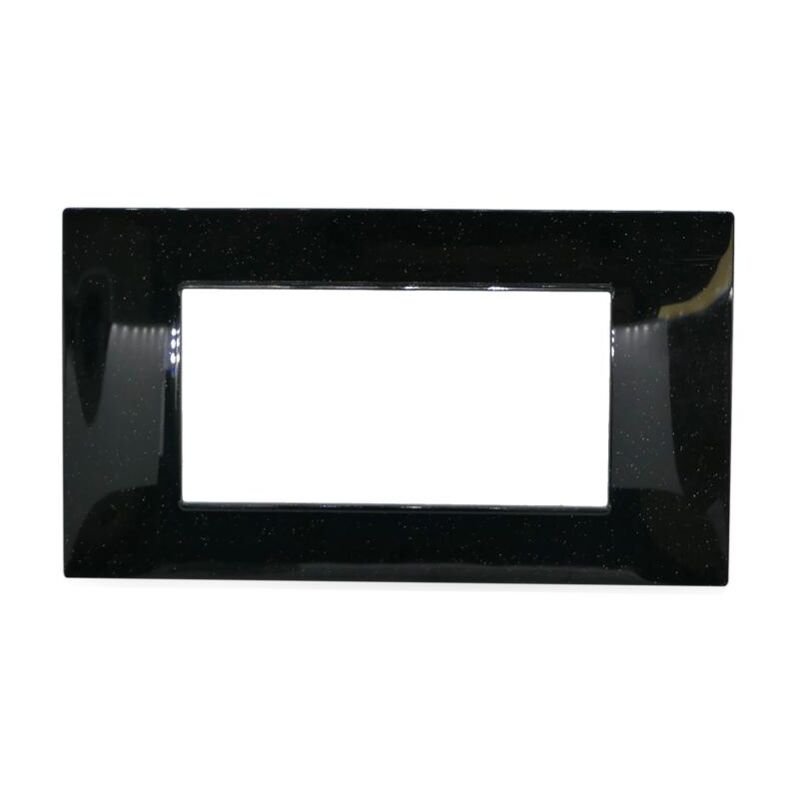 foto del prodotto placca 6004 19 4p nero glitter vmr pln tecnopolimero