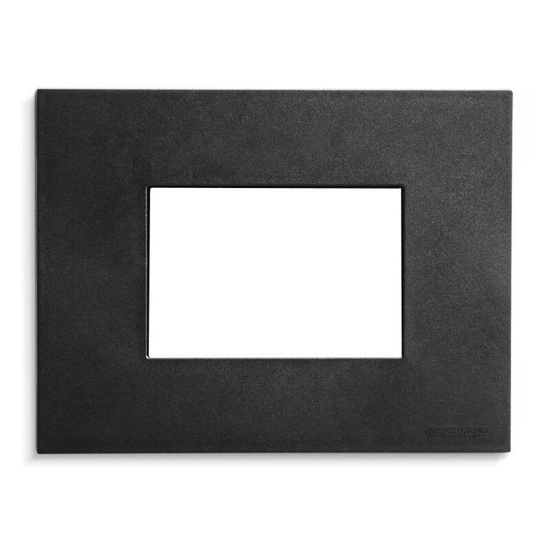 foto del prodotto placca 7 moduli blackboard effetto satinato serie pixia master 14px207