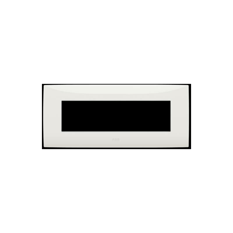 foto del prodotto placca 7 moduli colore bianco abb chiara 2csk0701ch