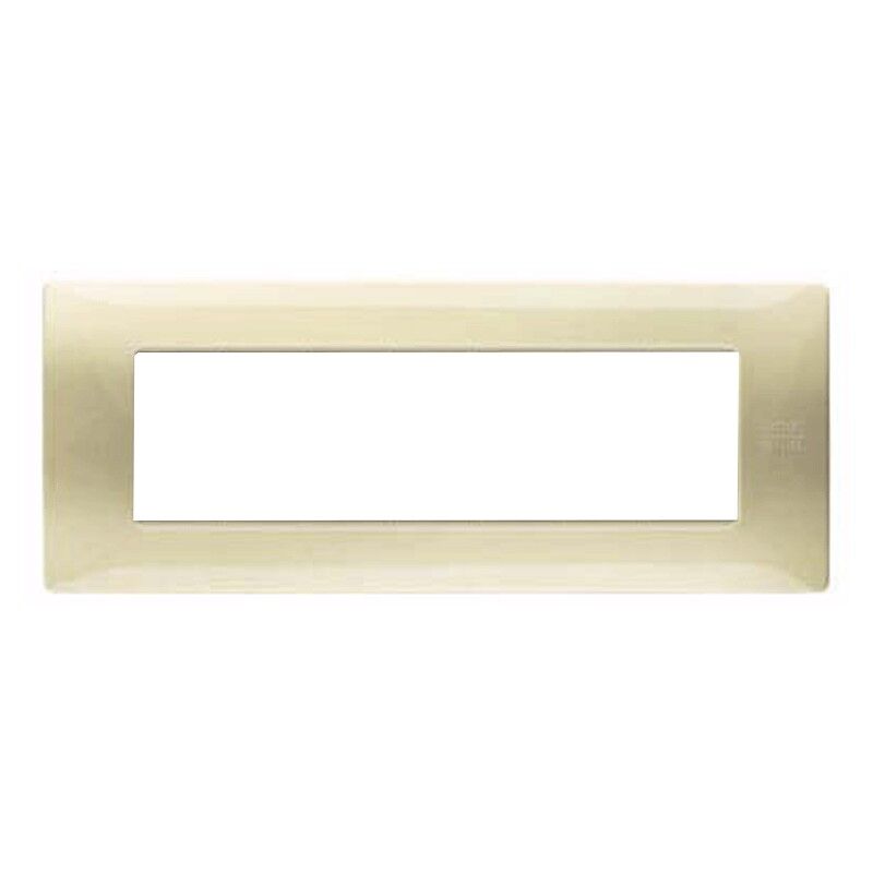foto del prodotto placca 7 moduli urmet simon nea oro satinato 11807.os