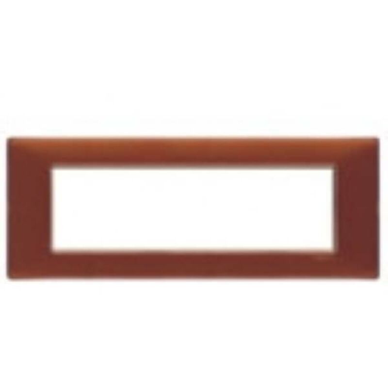 foto del prodotto placca 7m reflex tabacco vimar plana 14657.49