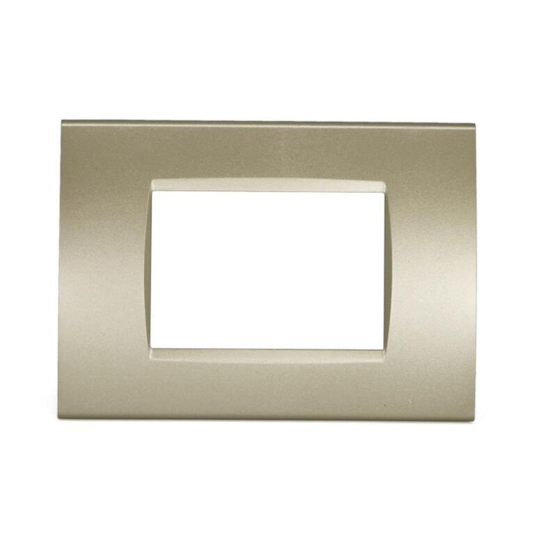 foto del prodotto placca 8003 11 3p champagne lgt tecnopolimero t1